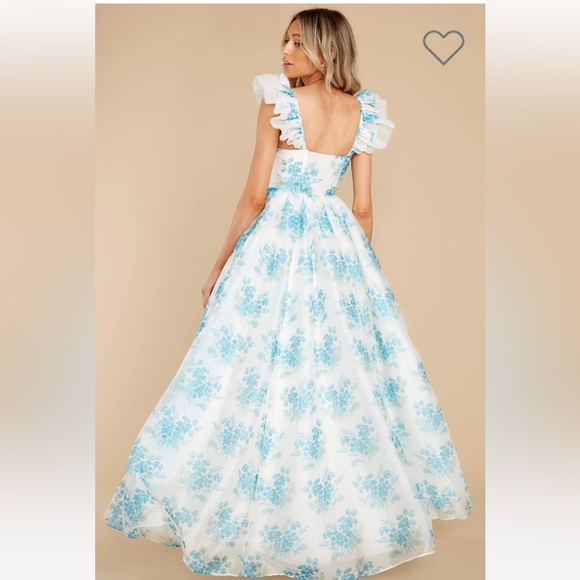 NEW LoveShackFancy Macron dress, revolve floral organza size 8 - Picture 3 of 8